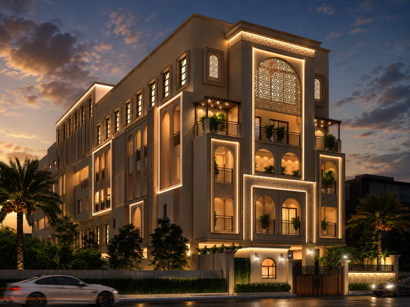 Abdul Samad Villa, ss day view