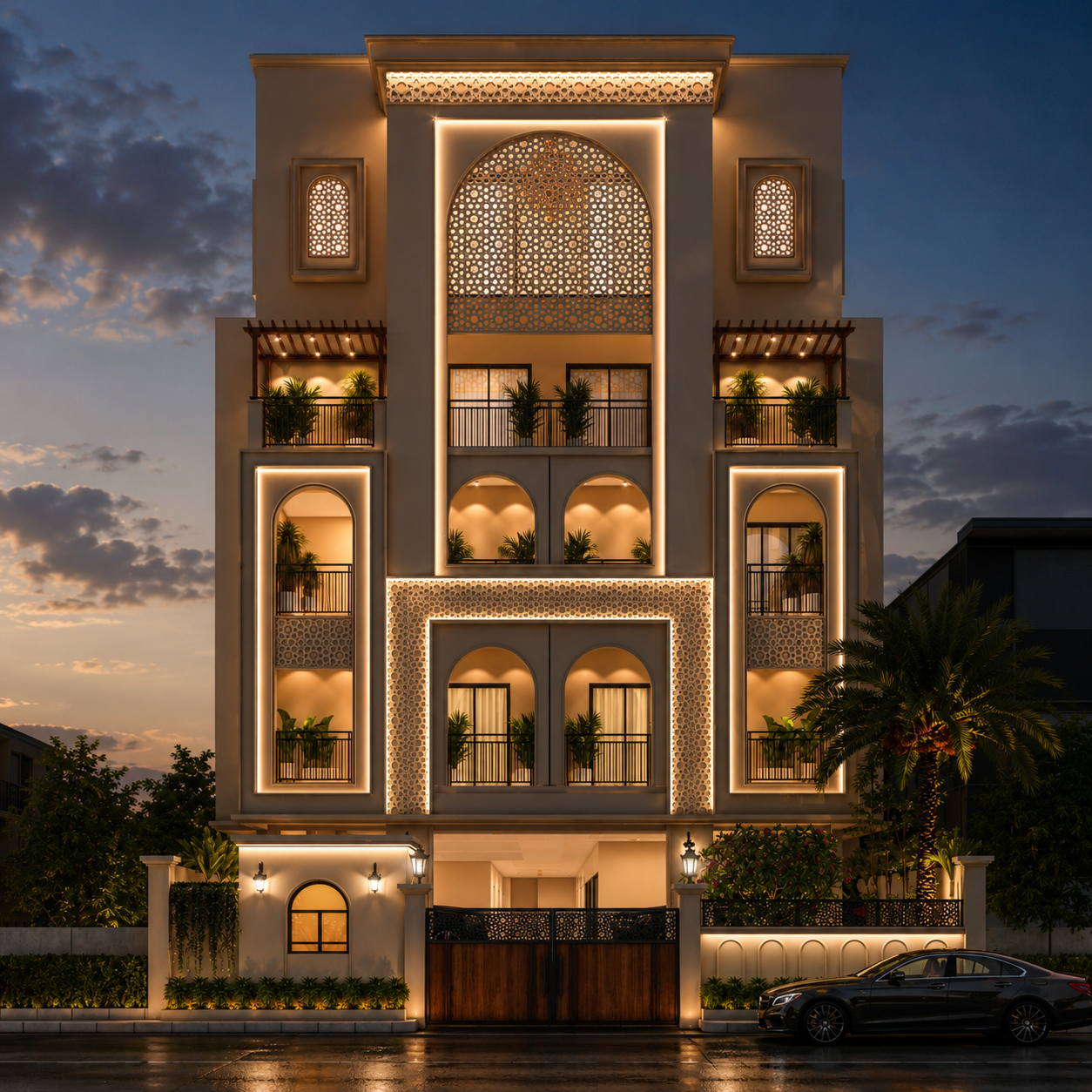 Abdul Samad Villa, ss day view