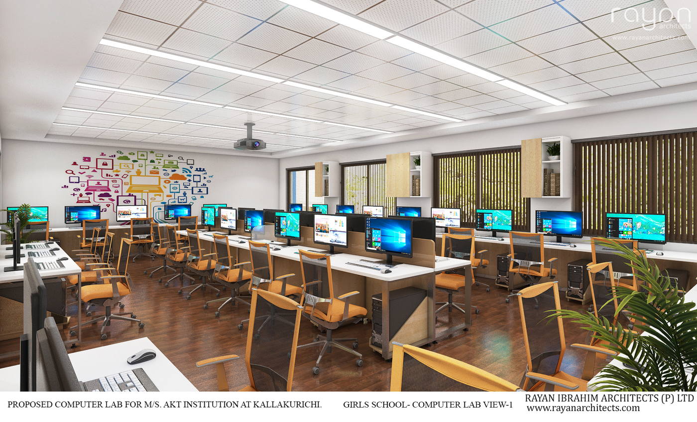 AKT School, girls computer lab