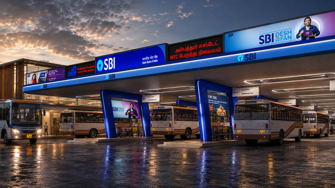 Ambattur Bus Stand, sbi
