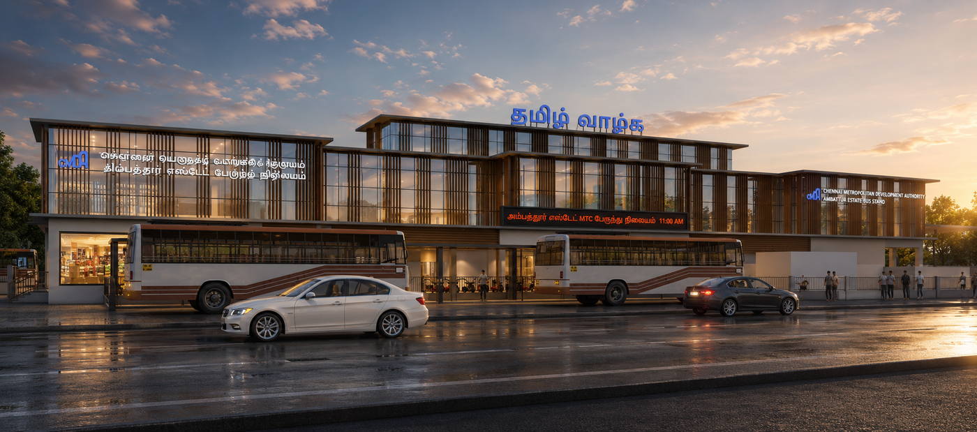 Ambattur Bus Stand, bustand c