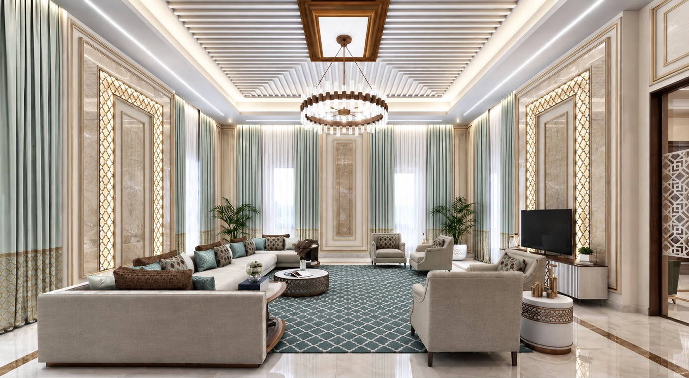Ashik Villa, living hall
