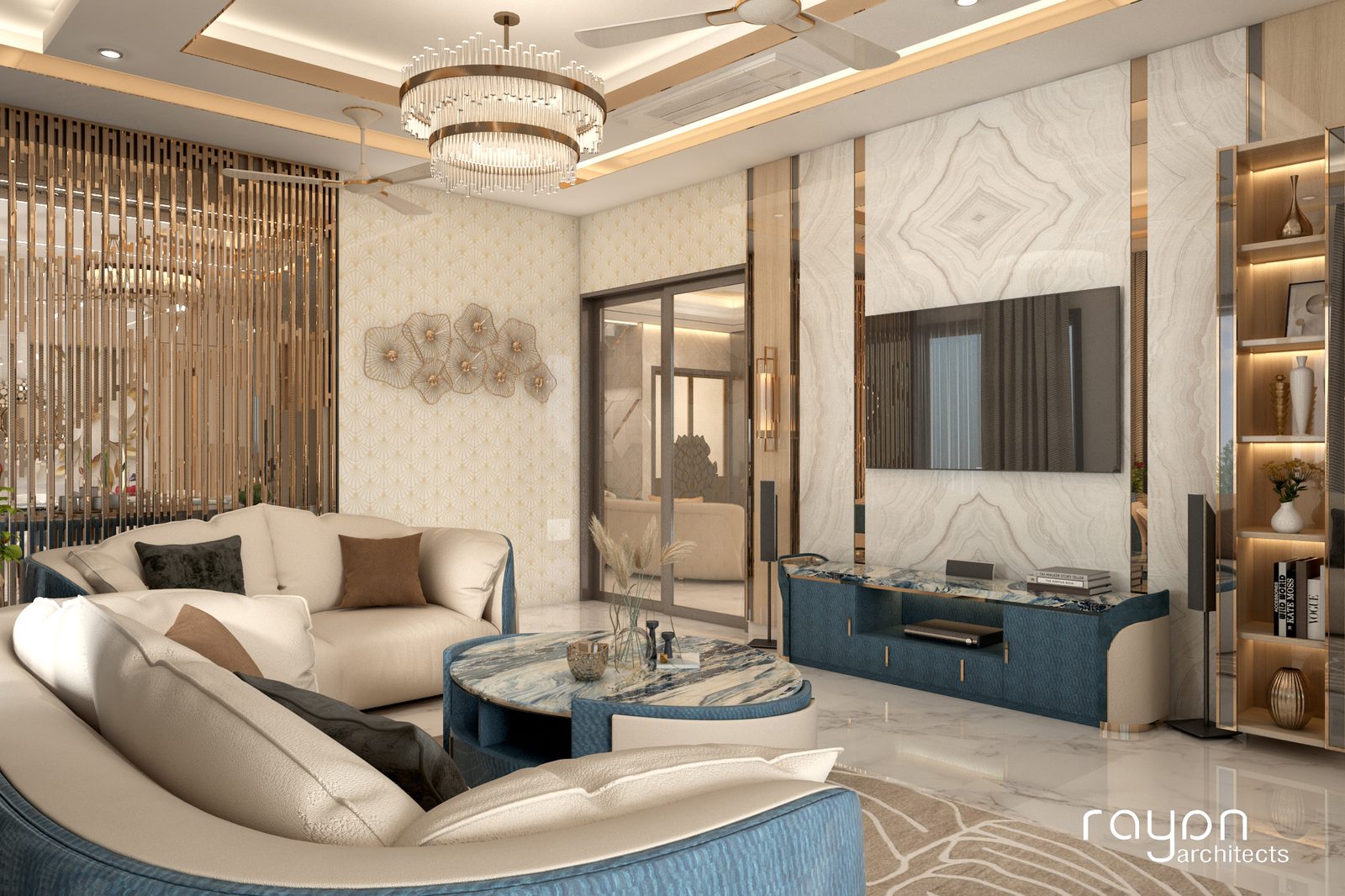 Dinesh Residence — living