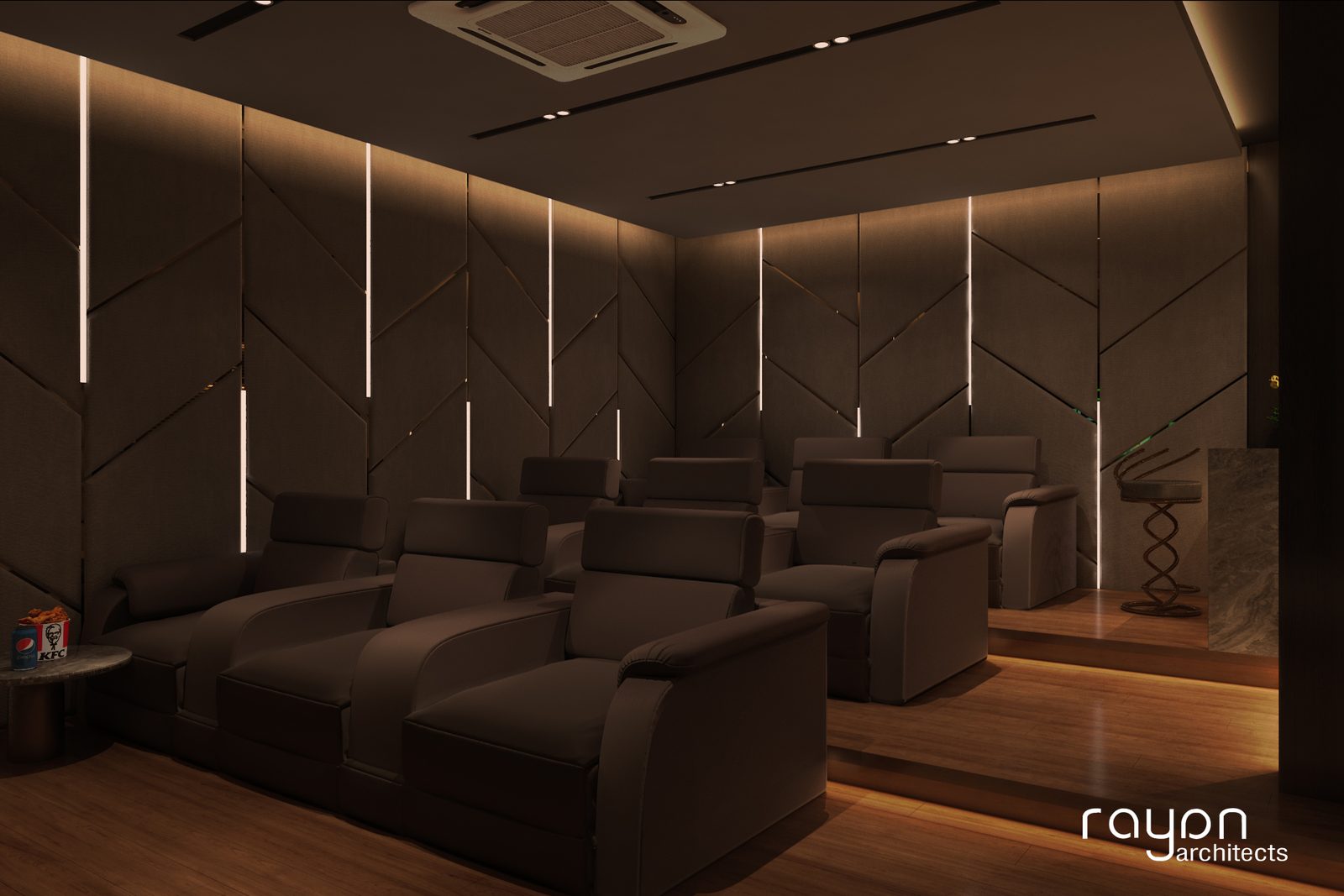 Dinesh Residence — home theatre