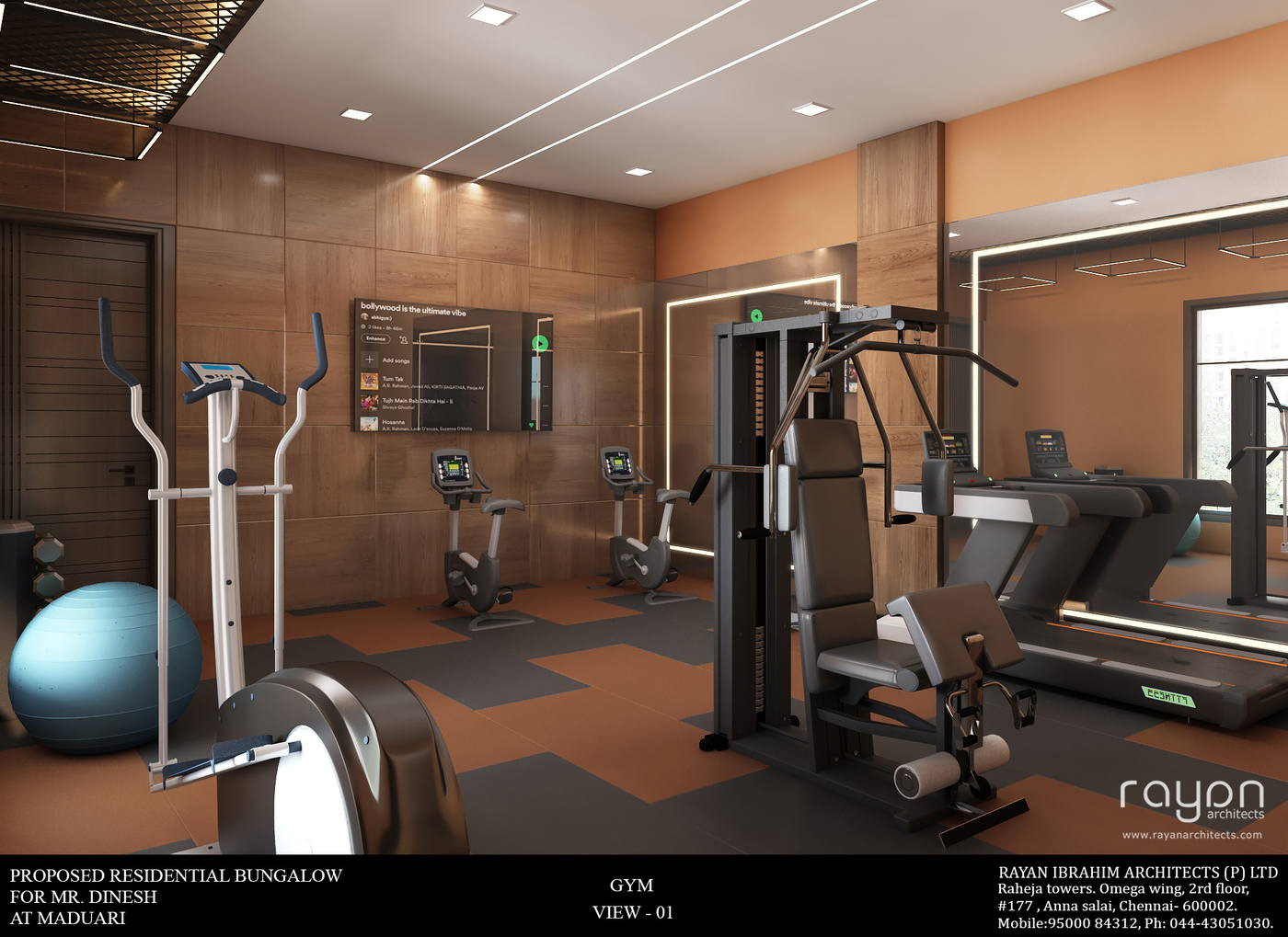 Dinesh Residence, gym