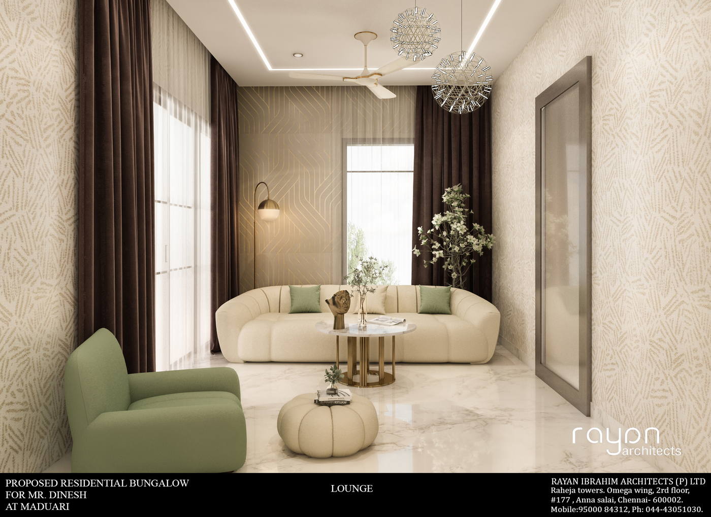 Dinesh Residence, lounge