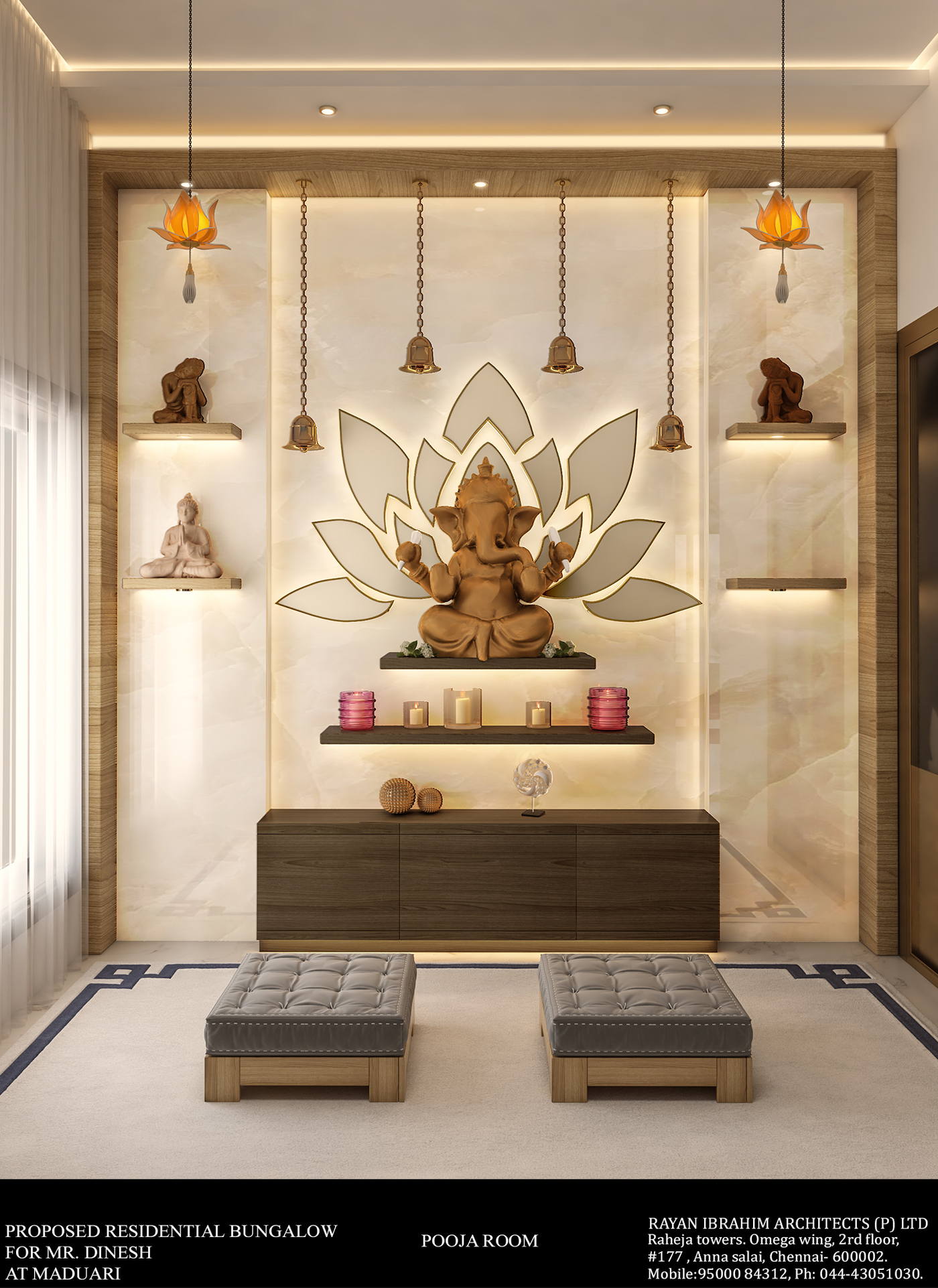 Dinesh Residence, pooja room