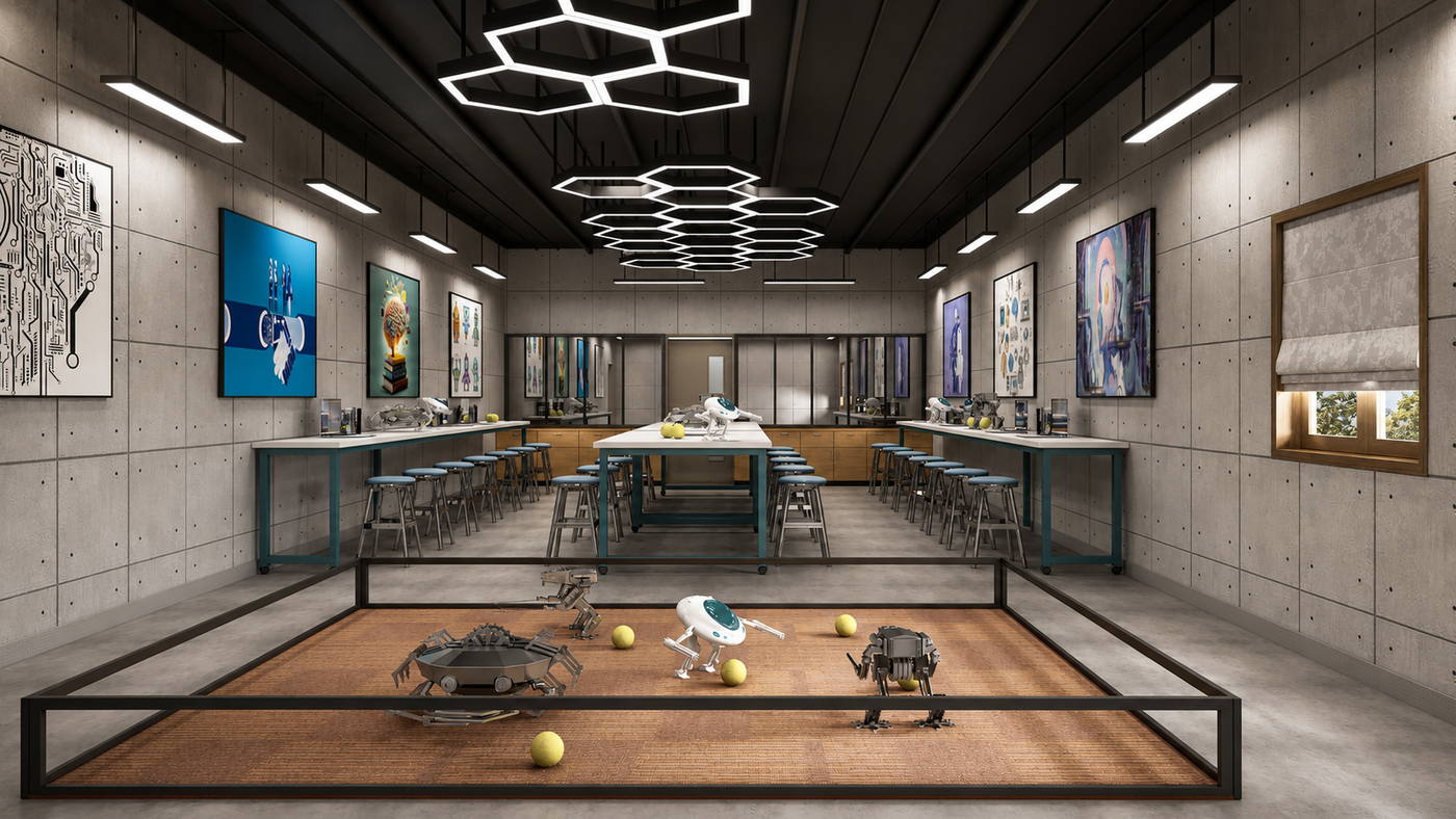 Elite School, robotic lab