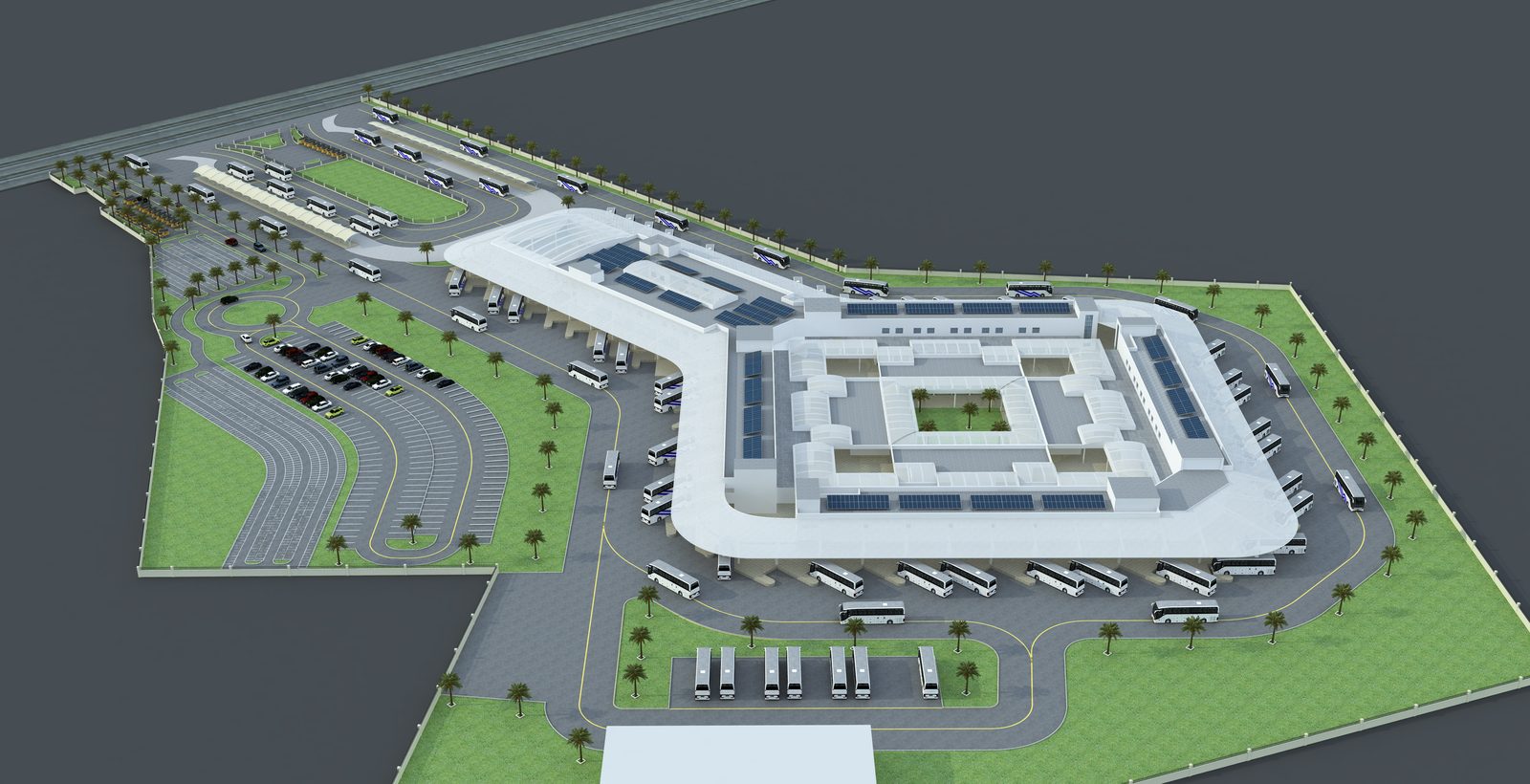 Erode Bus Terminal — bay view