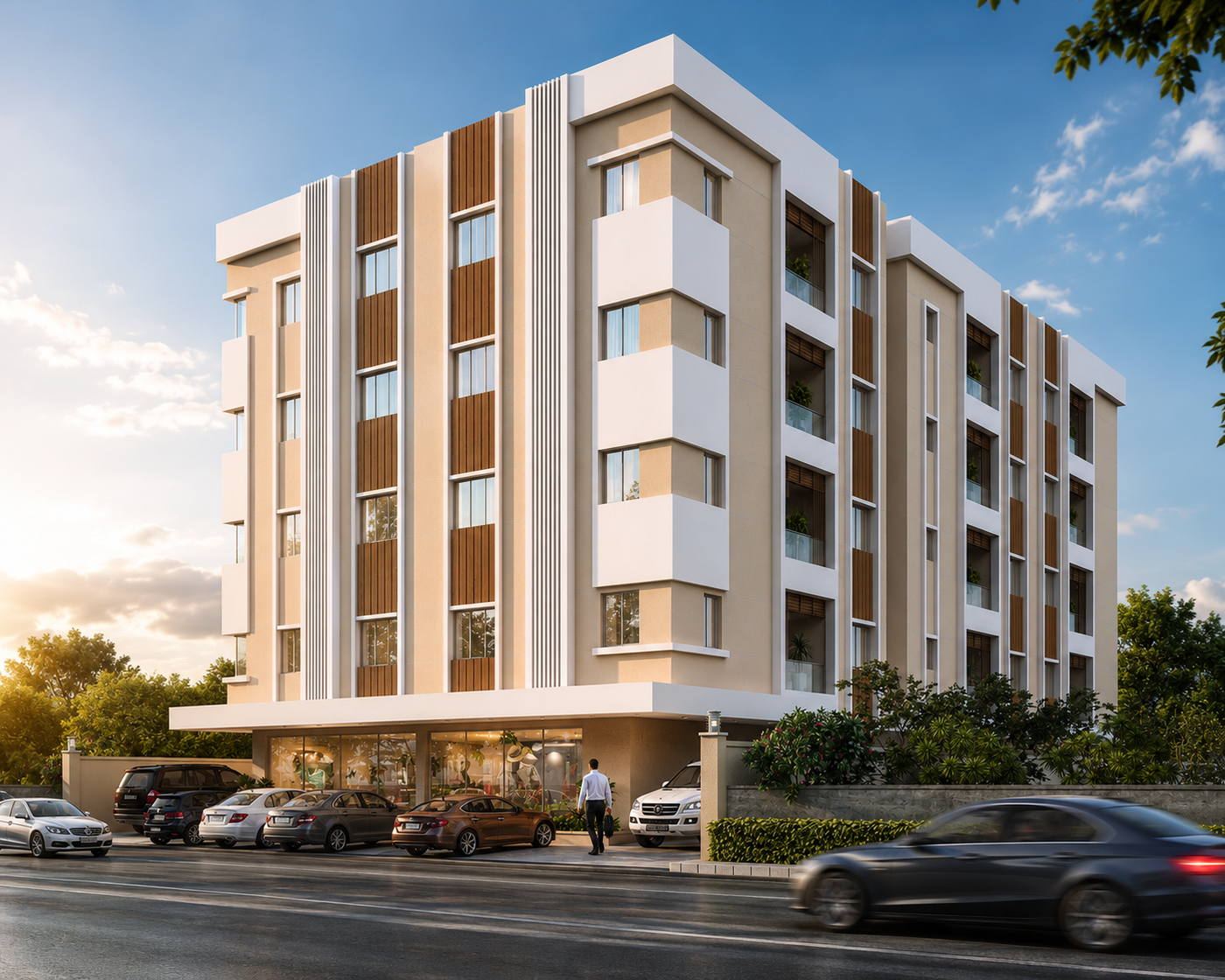 Farsad Apartments, day view