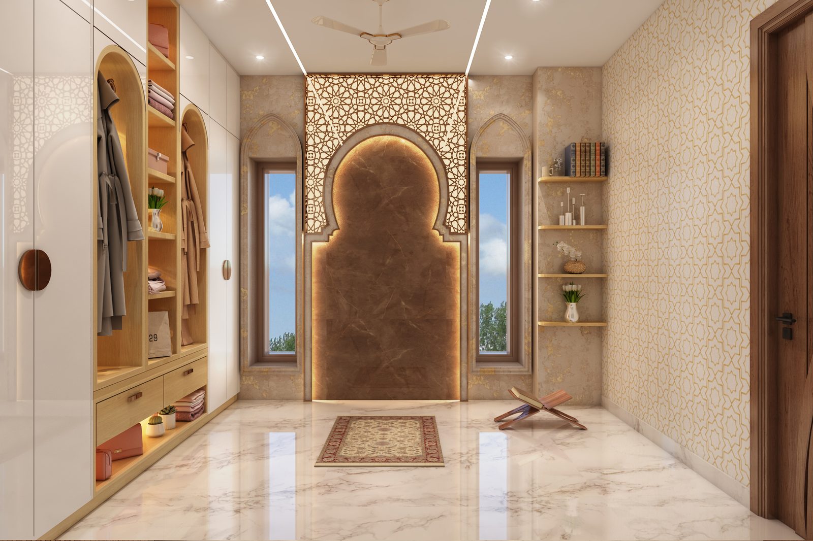 Firdous Residence — prayer room