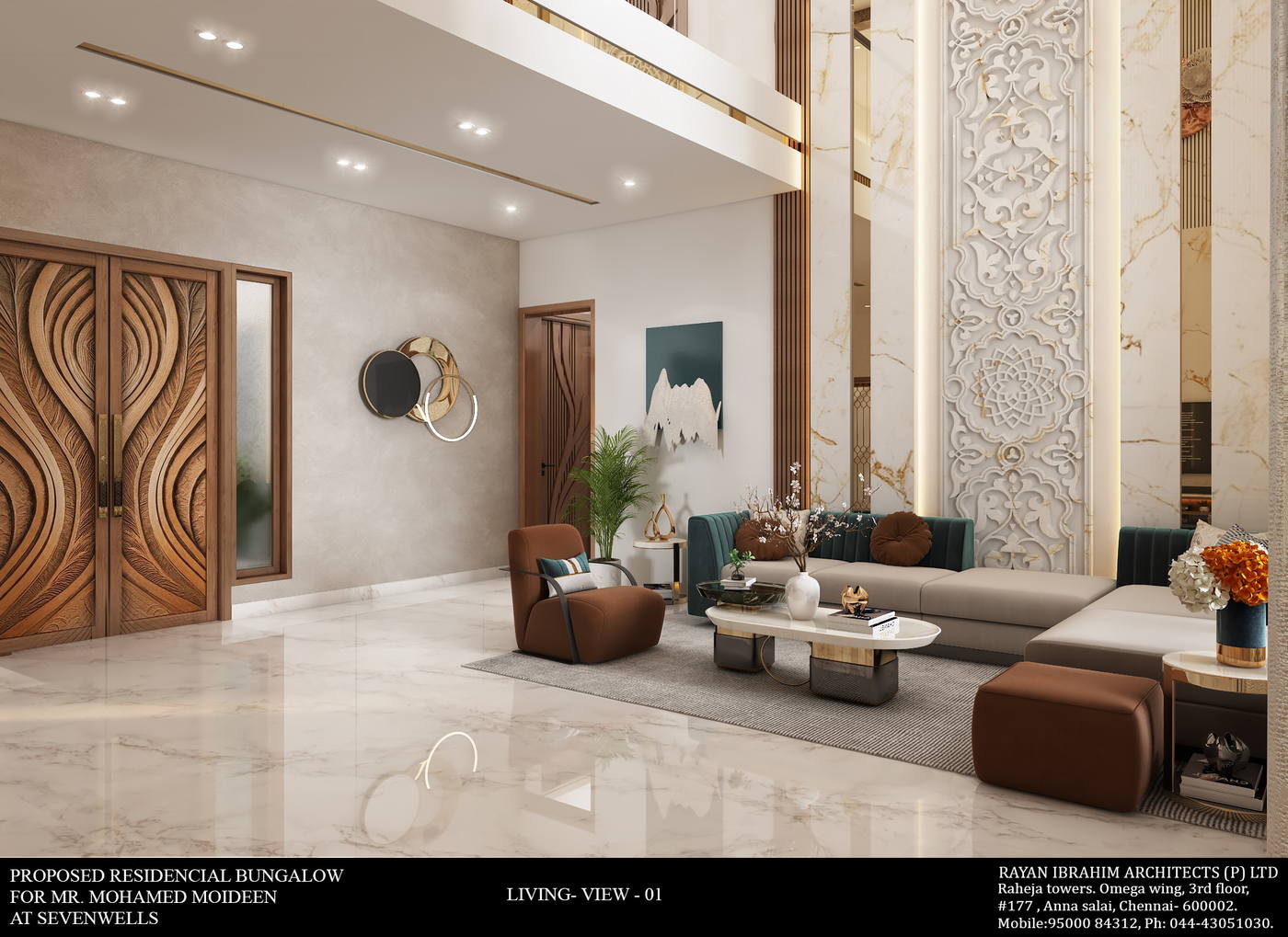 Firdous Residence, living