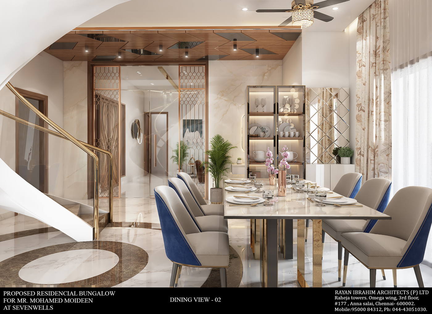 Firdous Residence, dining