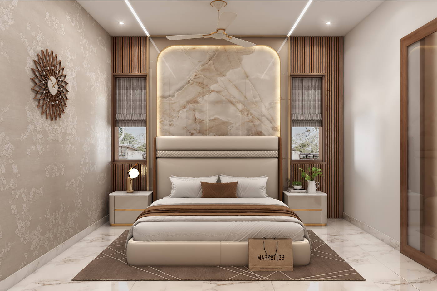 Firdous Residence, parents bedroom