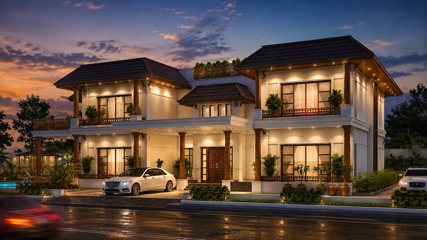 Halithakar Villa, halithakthar night view