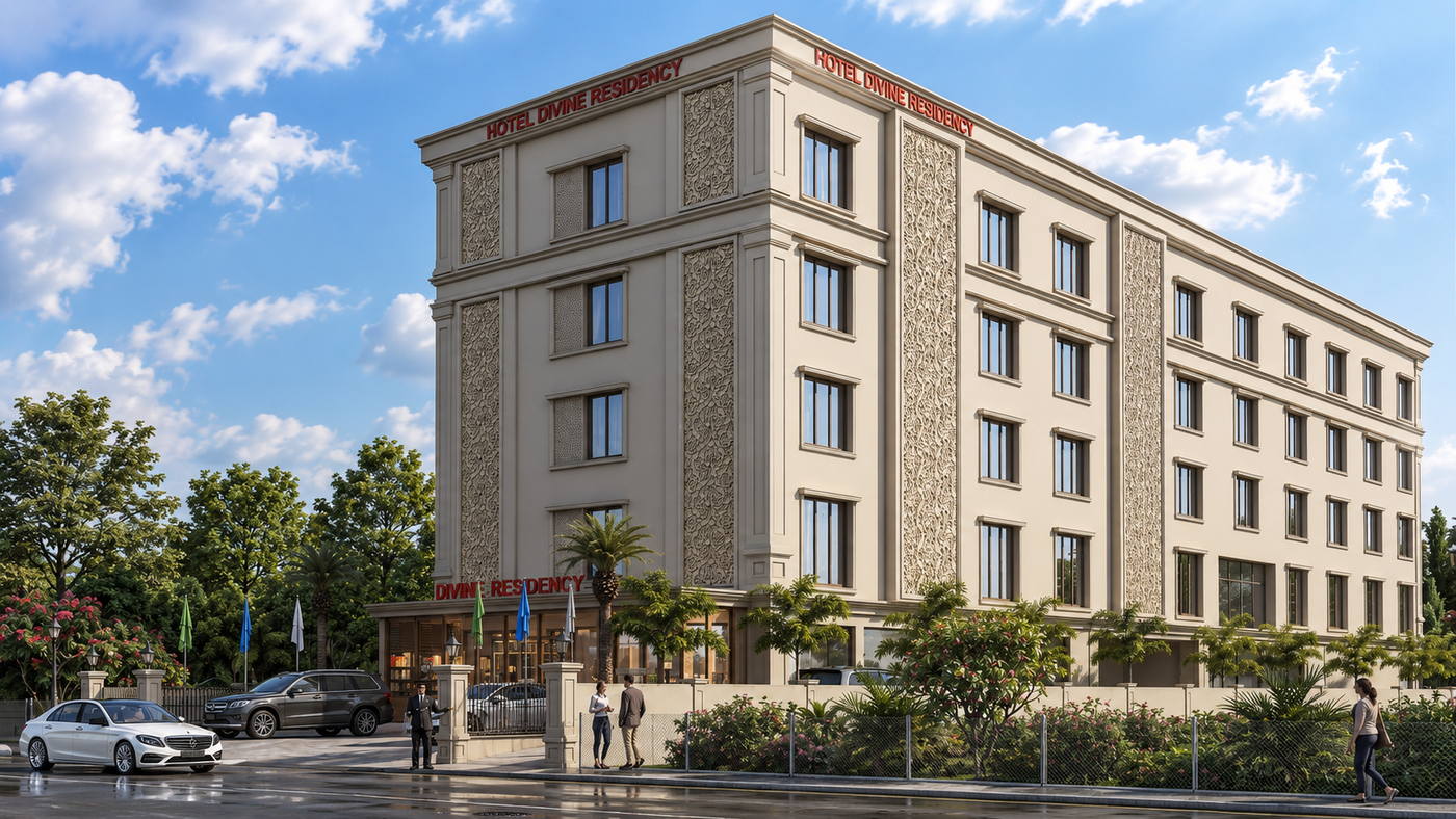 Hotel Divine Residency, day view