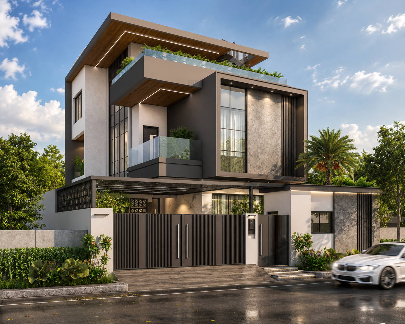 Irsad Villa, day view