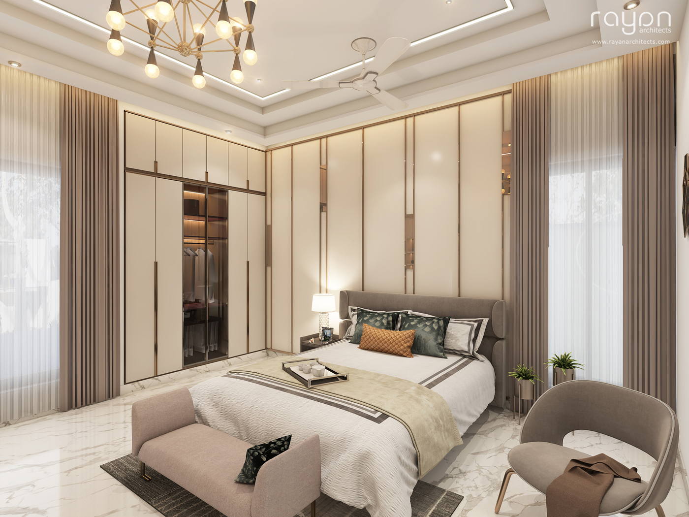 Irshad Residence, ground floor bedroom