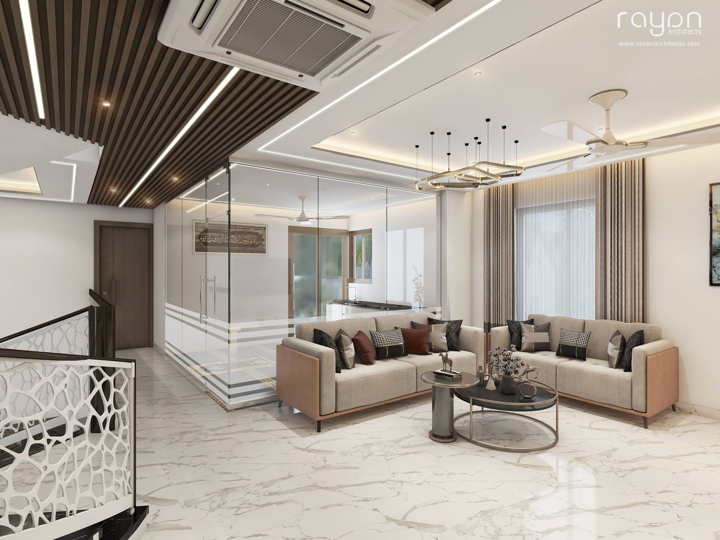 Irshad Residence, first floor living