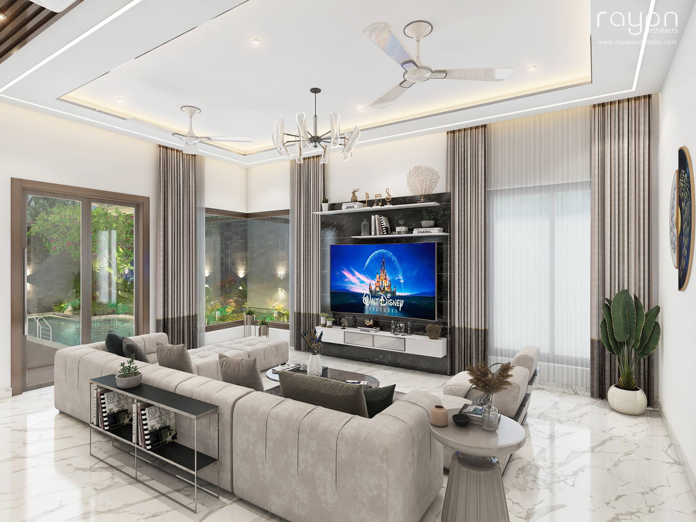 Irshad Residence, ground floor living