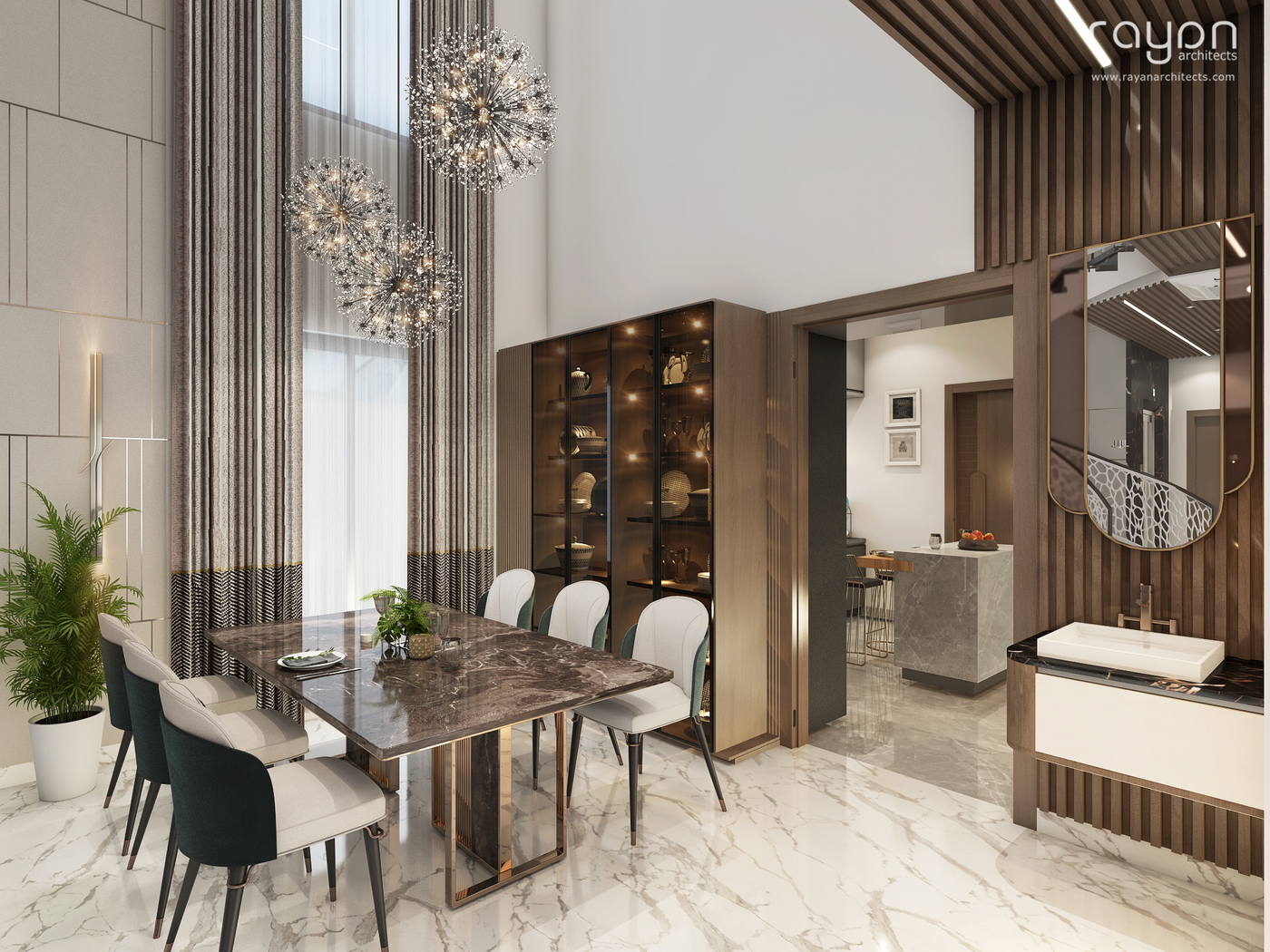 Irshad Residence, ground floor dining