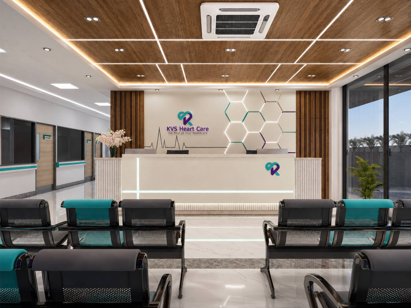 KVS Hospital, heart care reception