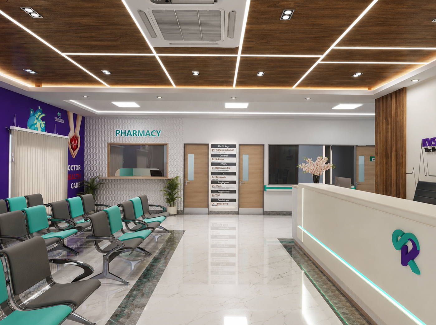 KVS Hospital, heart care entry