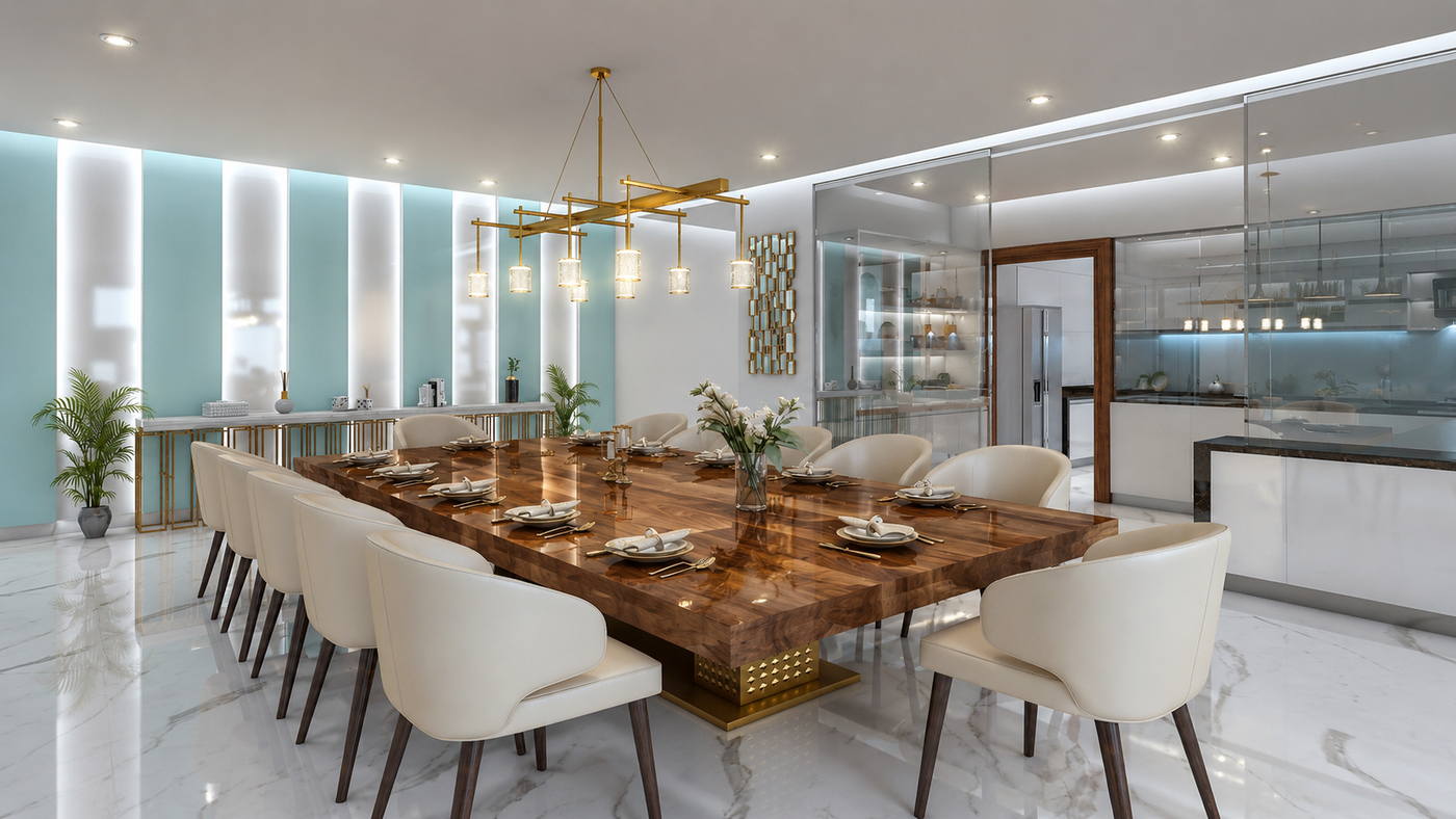Lawrence Villa, dining