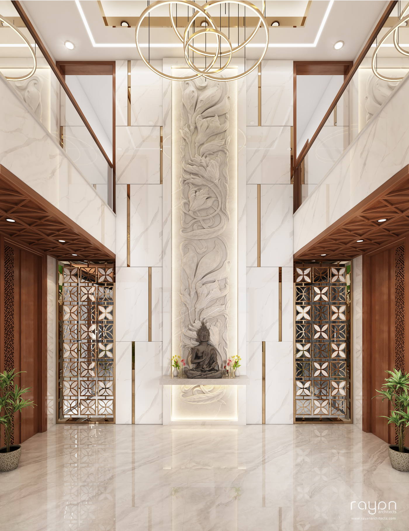 Madhan Residence, foyer