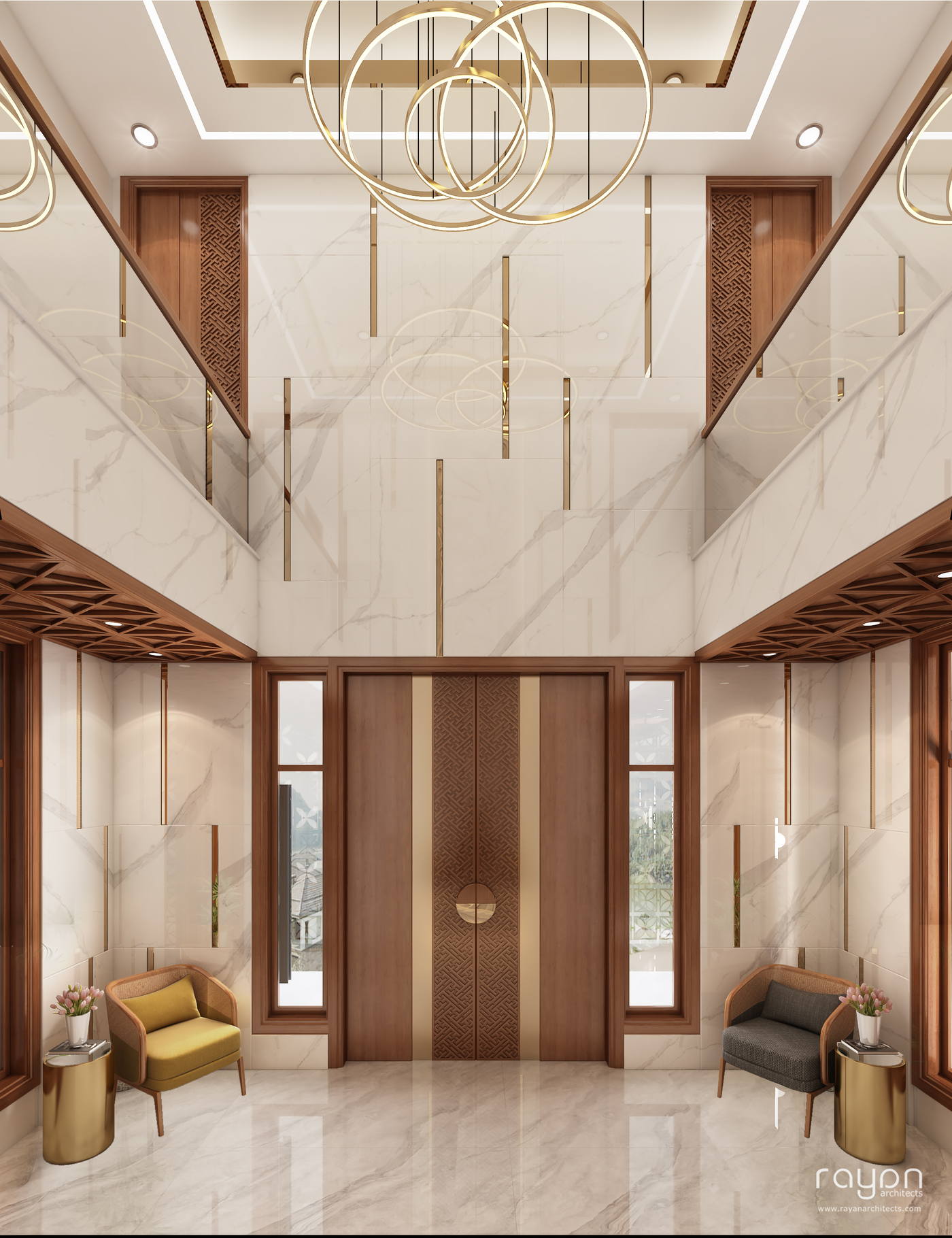 Madhan Residence, foyer