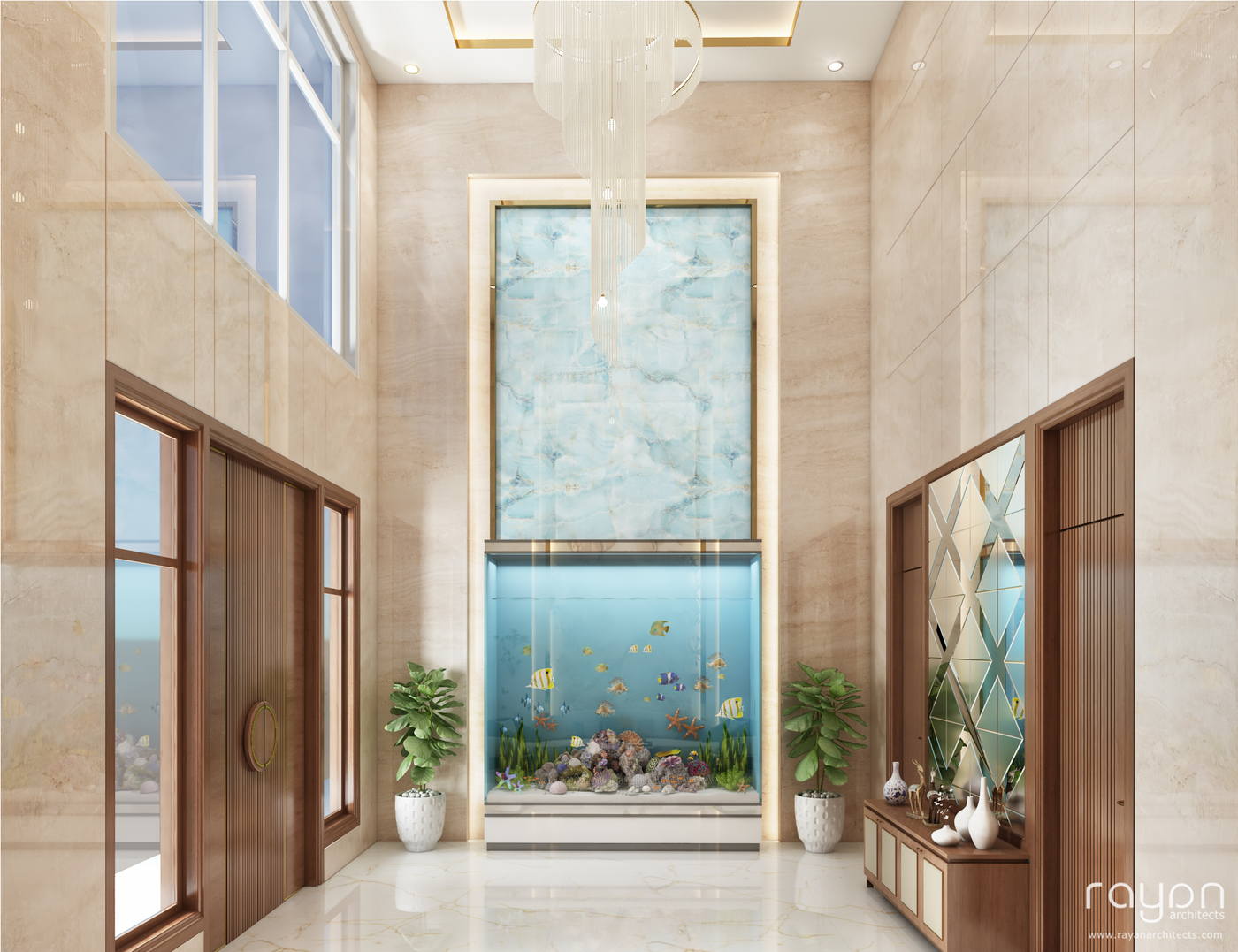 Madhan Residence, foyer