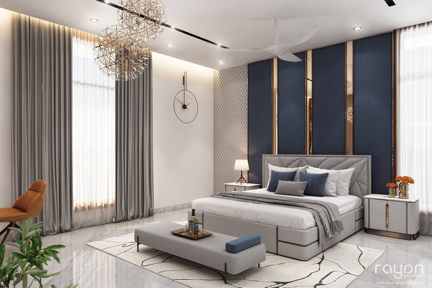 Madhan Residence, parents bedroom