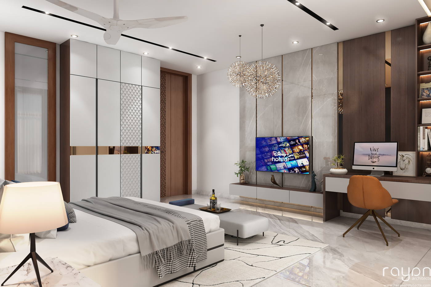 Madhan Residence, parents bedroom