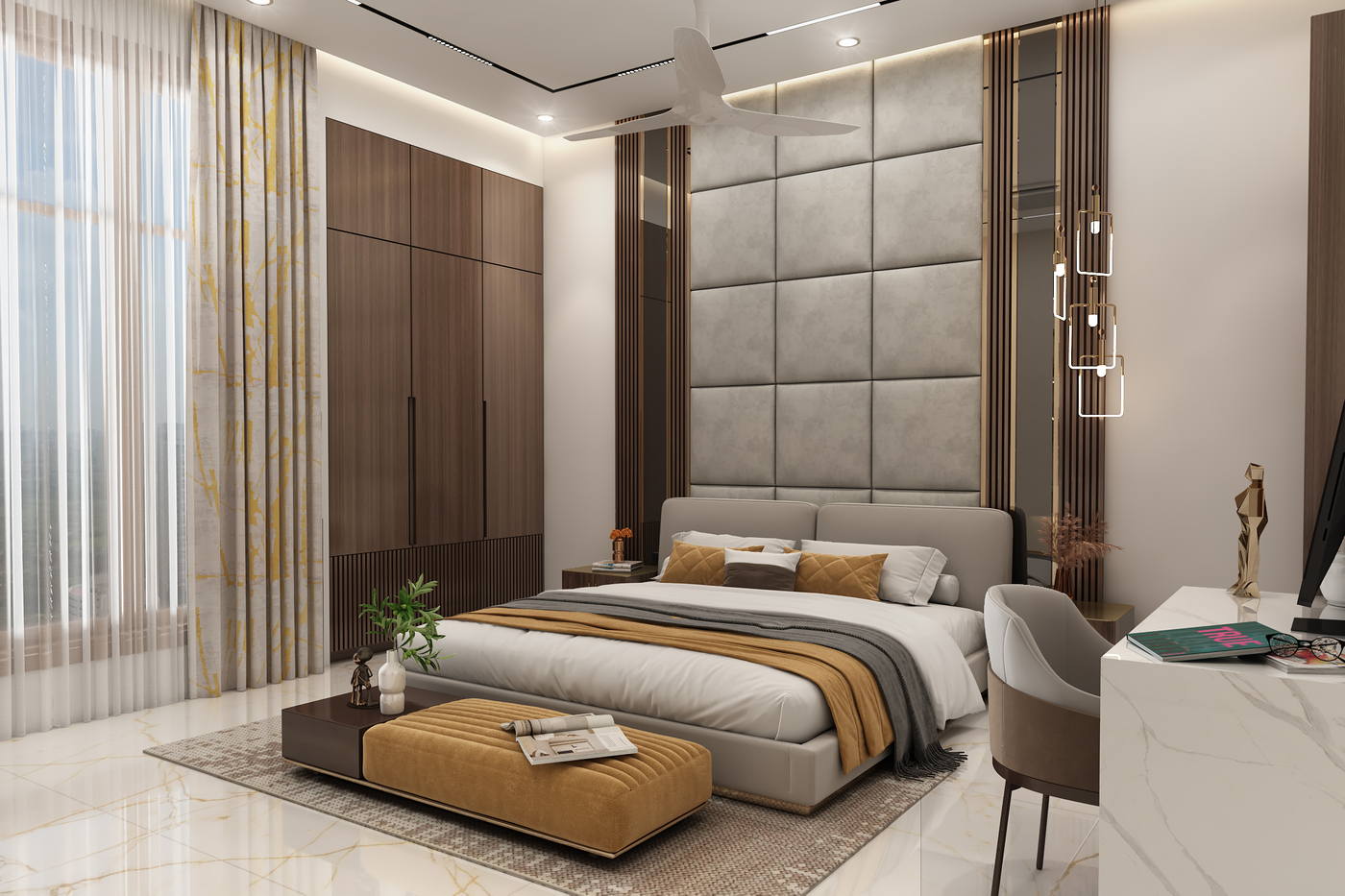 Madhan Residence, parents bedroom