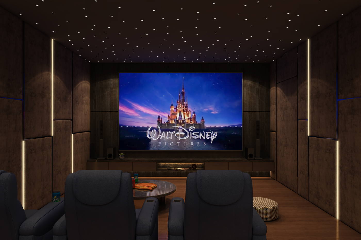 Madhan Residence, home theatre