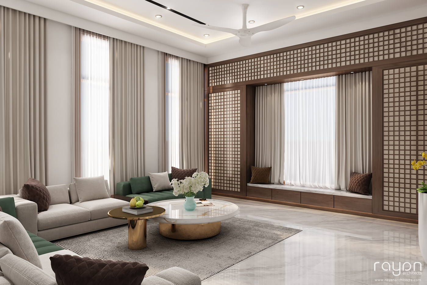 Madhan Residence, guest living