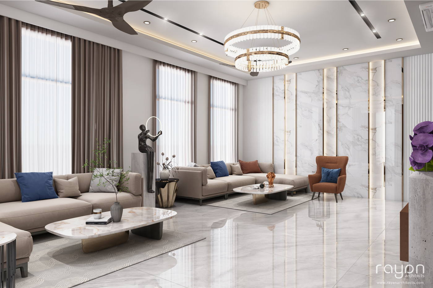 Madhan Residence, living