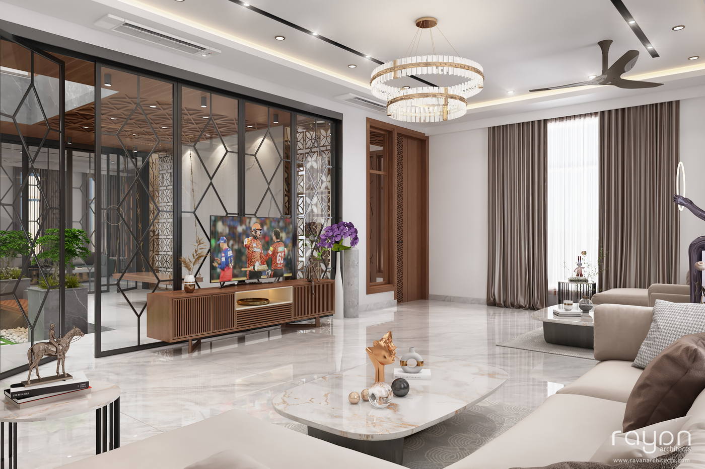 Madhan Residence, living