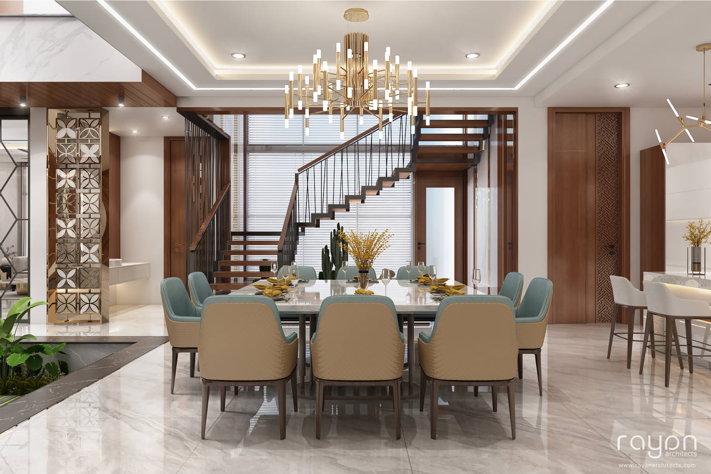 Madhan Residence, dining