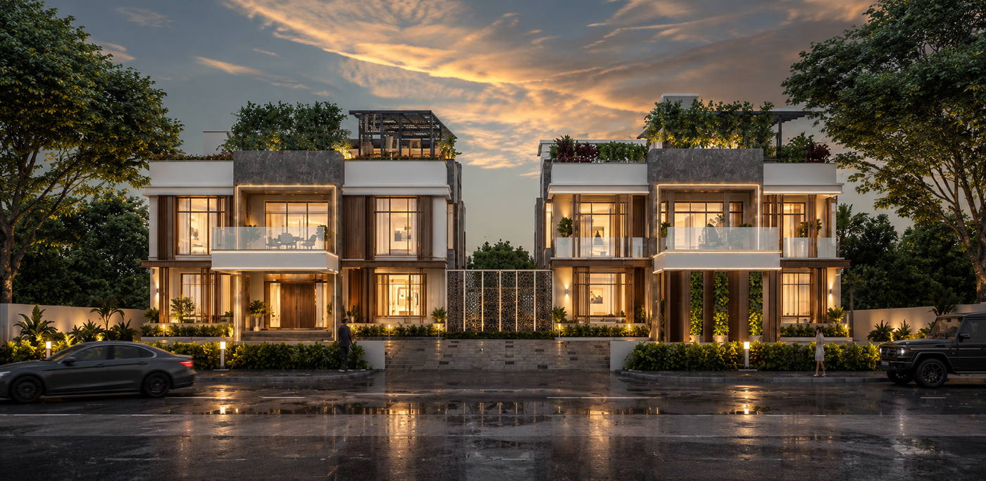 Madhan Residence, exteriors