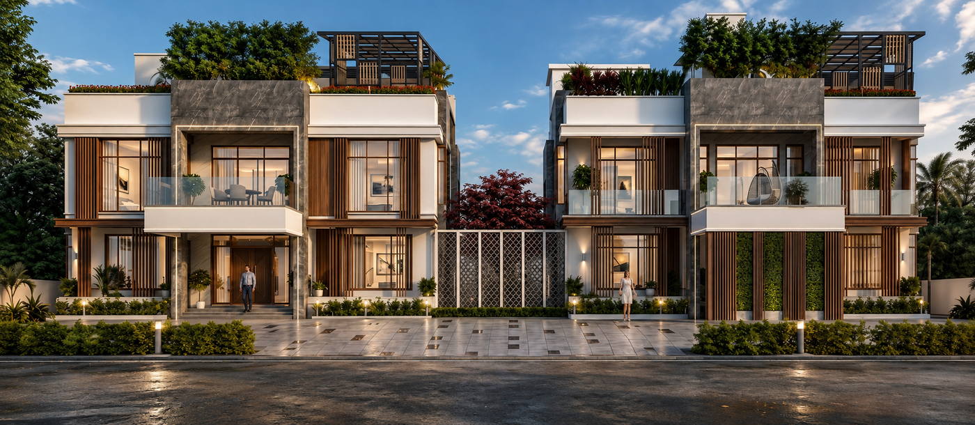 Madhan Residence, exteriors