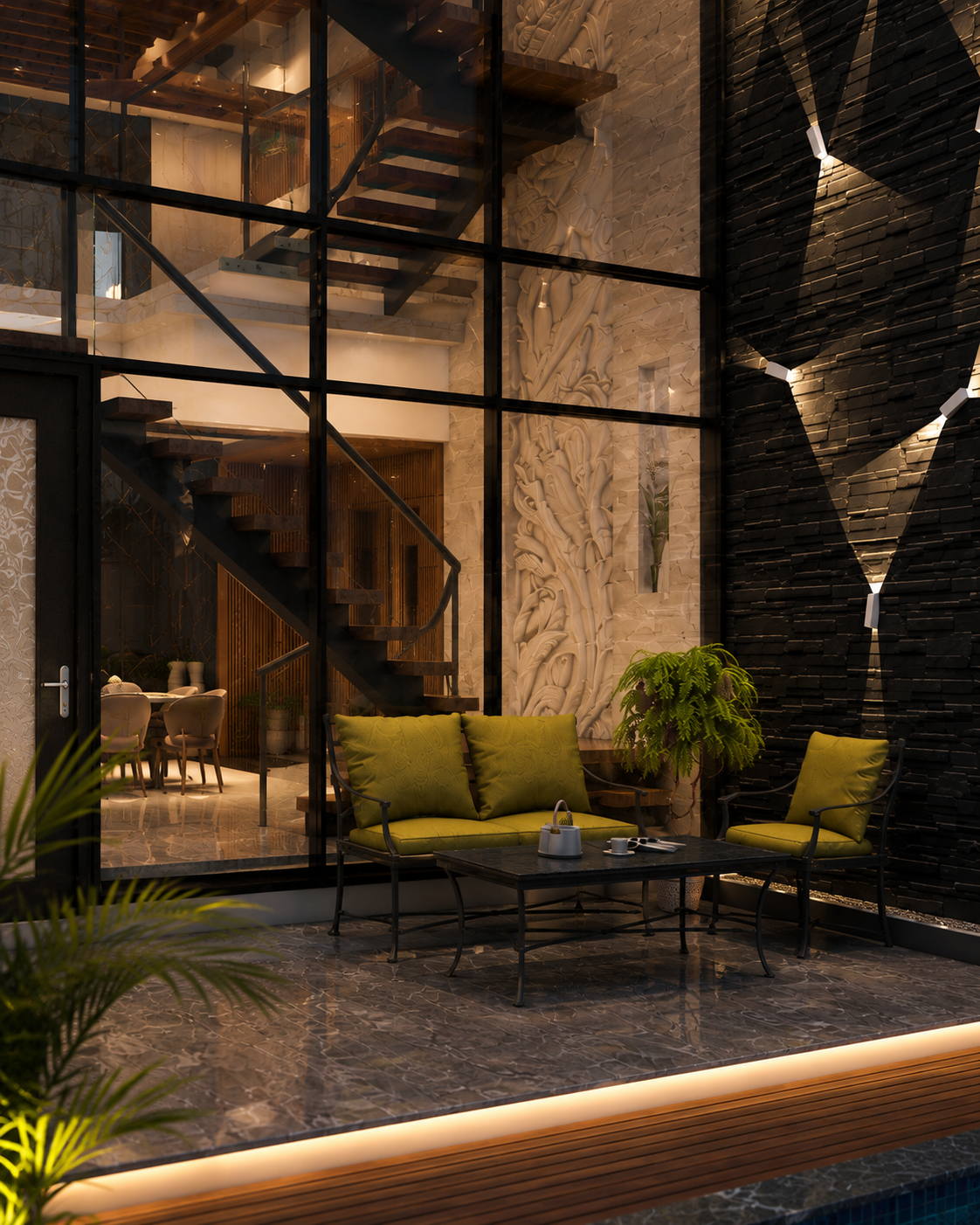 Madhan Residence, exteriors