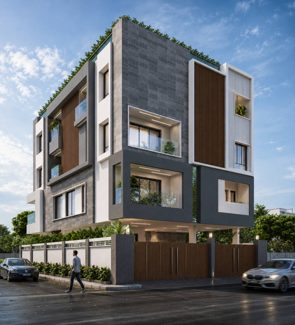 Mahaboob John Apartments, ria day view