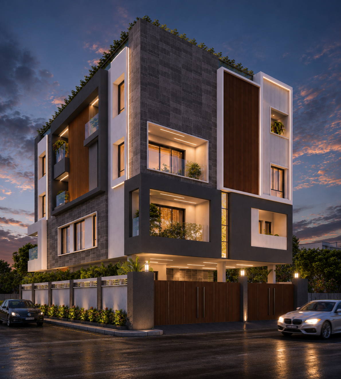 Mahaboob John Apartments, ria nightview