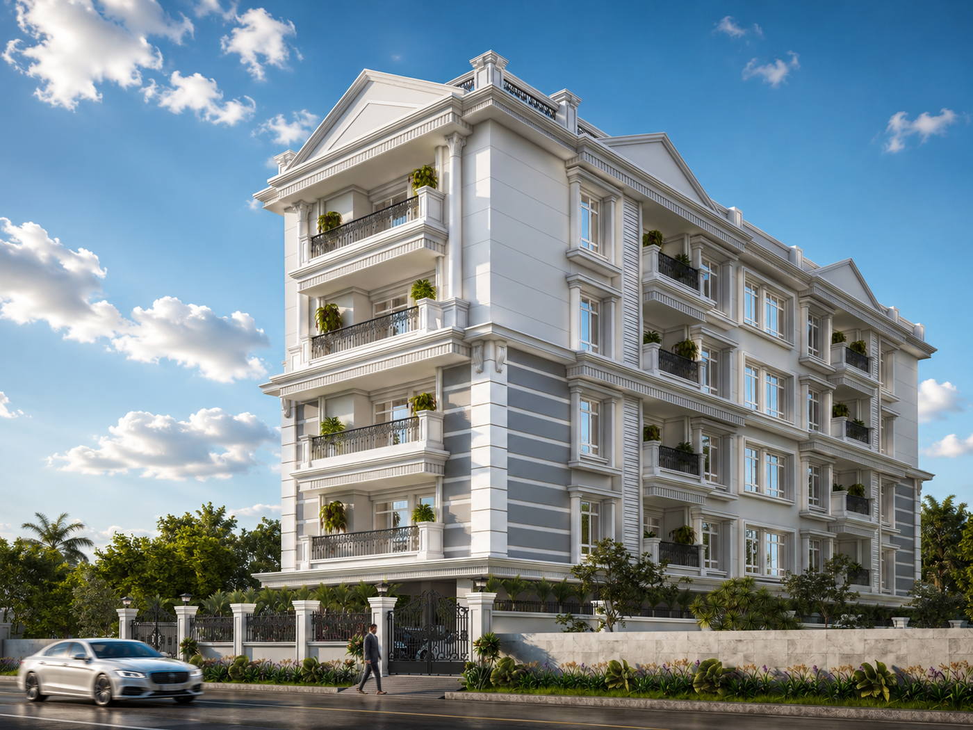 Nooral Haq Apartments, day view