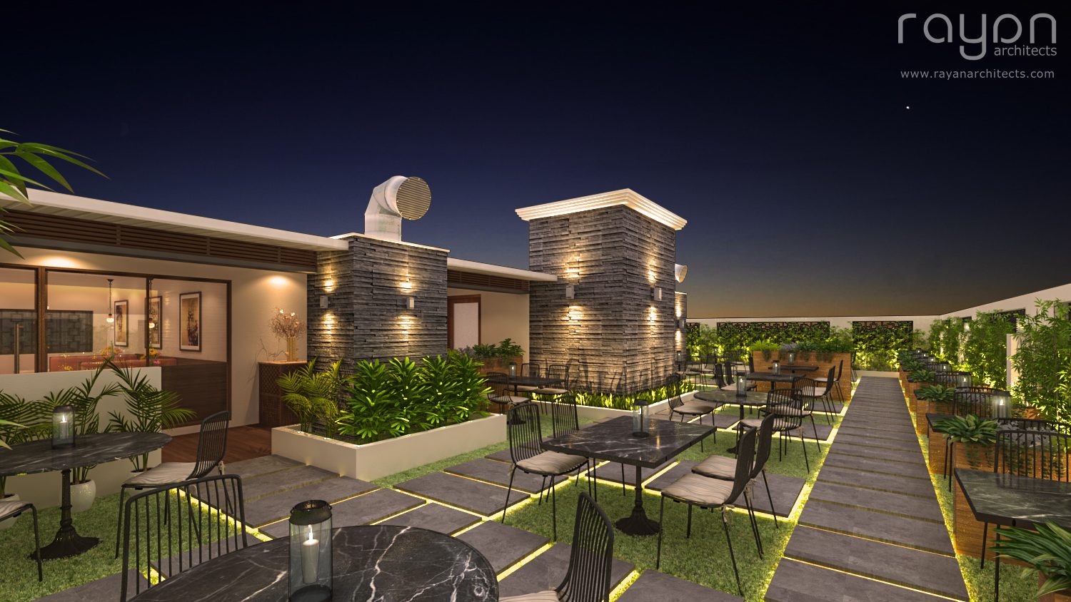 Ramratna Residency — terrace seating