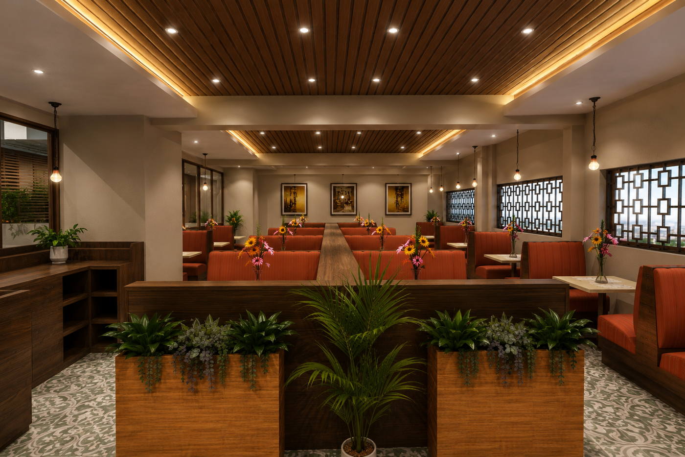 Ramratna Residency, off top restaurent interior