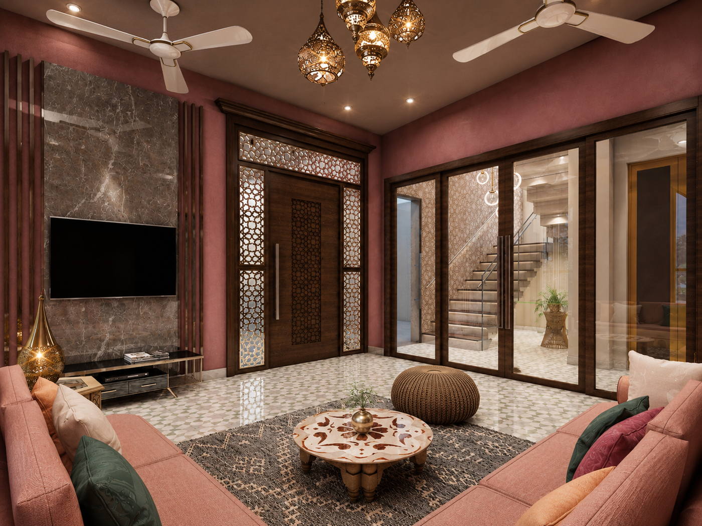 Sulaiman Residence, guest lounge ground floor