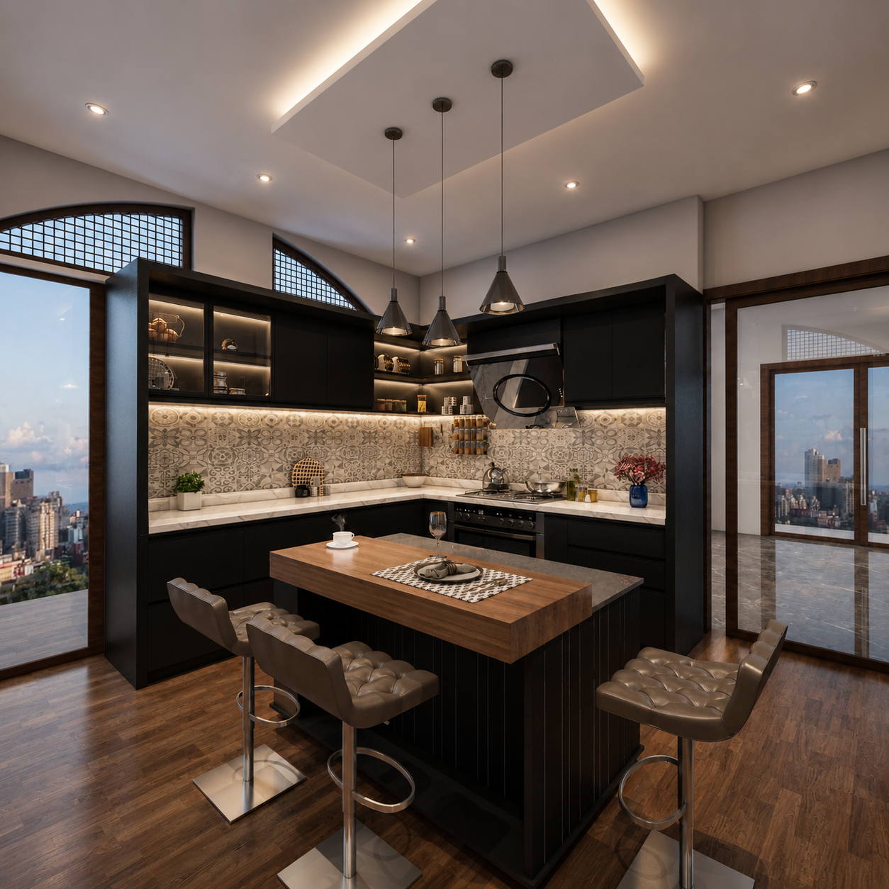 Sulaiman Residence, first floor kitchen