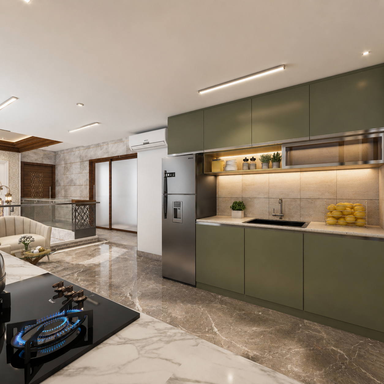 Sulaiman Residence, second floor kitchen